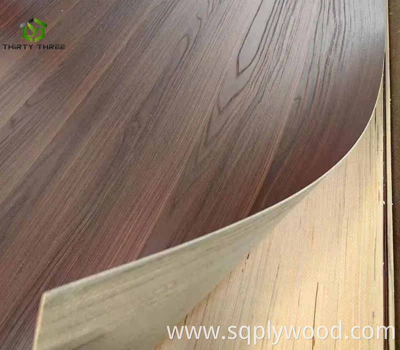 1.5mm Furniture Grade Melamine Faced Plywood Synchronized Recon Plywood for Furniture